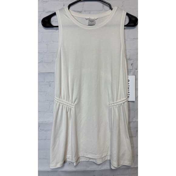 Athleta Air Out Cinch Tank in magnolia white Women’s Sz Small NWT - Picture 4 of 8